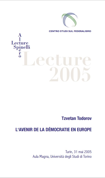 Lecture Todorov cover fr